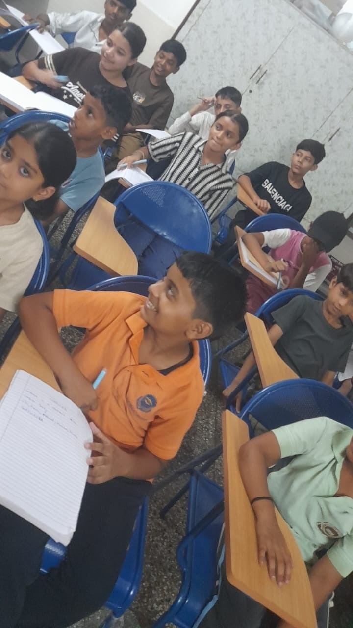 Students at desks