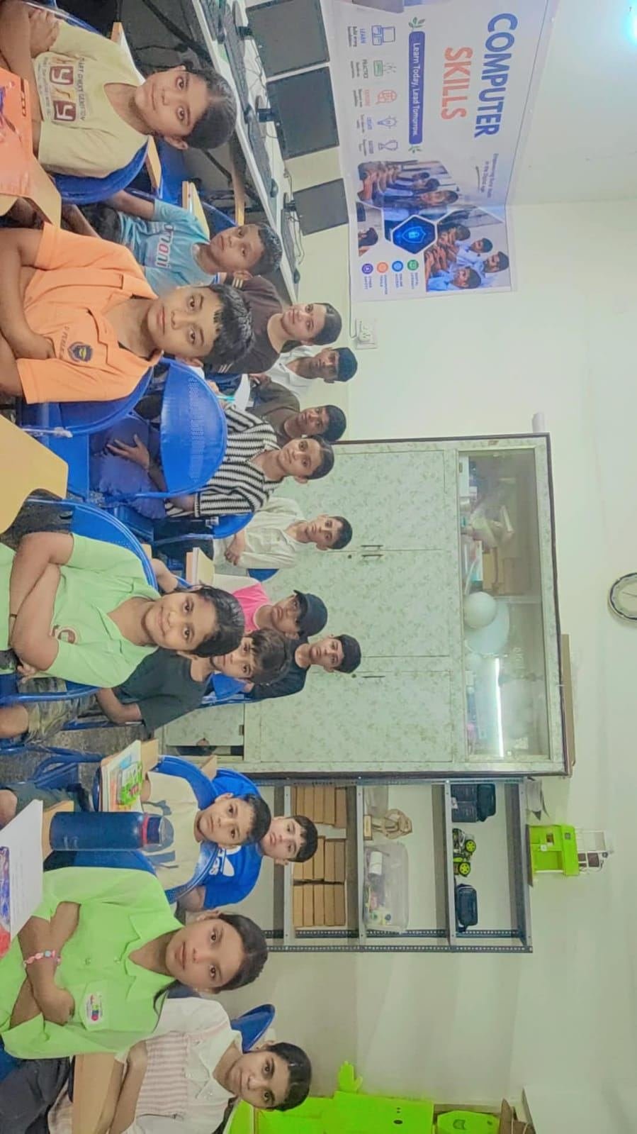 Students in the computer lab